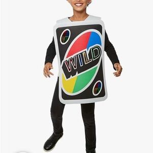 Kids Wild Halloween UNO Card Costume.